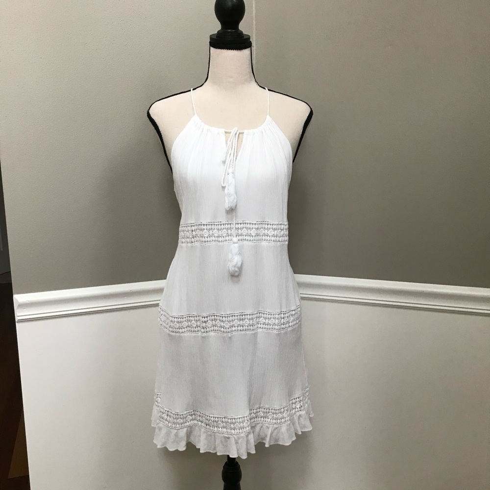 Venus White Summer Dress -size M.